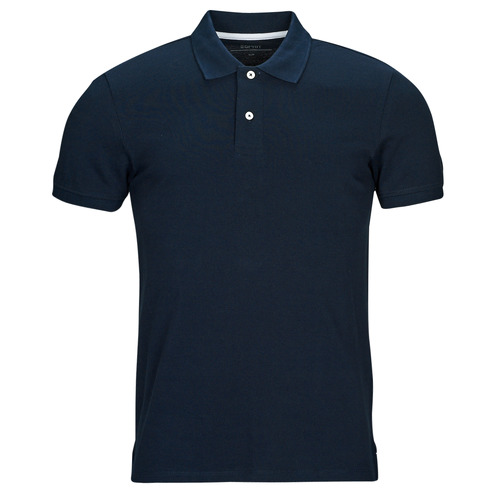 Abbigliamento Uomo Polo maniche corte Esprit solid po pi Marine