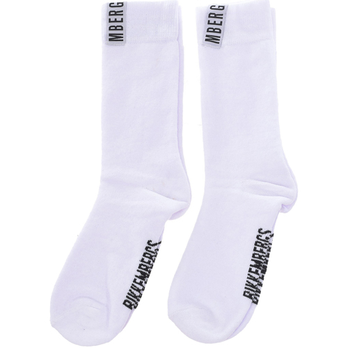 Biancheria Intima Uomo Calzini alti Bikkembergs BK007-WHITE Bianco