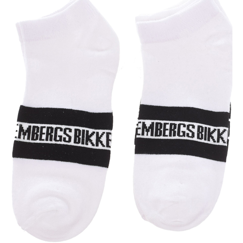 Biancheria Intima Uomo Calze sportive Bikkembergs BK082-WHITEBLACK Bianco