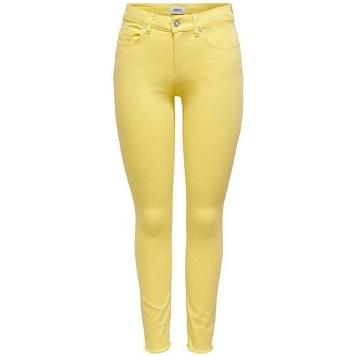 Abbigliamento Donna Pantaloni Only 15183652 BLUSH-STRAW Giallo