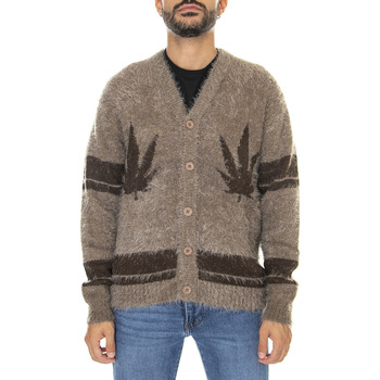 Abbigliamento Uomo Maglioni Huf Outro Cardigan Brown Marrone