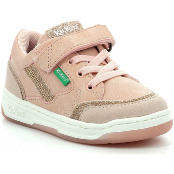 Scarpe Bambina Sneakers basse Kickers Kouic Rosa