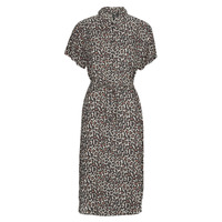 Abbigliamento Donna Abiti lunghi Vero Moda VMBUMPY SS CALF SHIRT DRESS NOOS Leopard