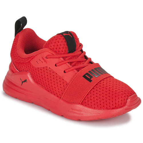 Scarpe Bambino Sneakers basse Puma INF WIRED RUN Rosso / Nero