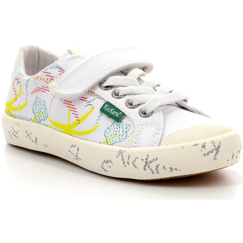 Scarpe Bambina Sneakers basse Kickers Gody Bianco