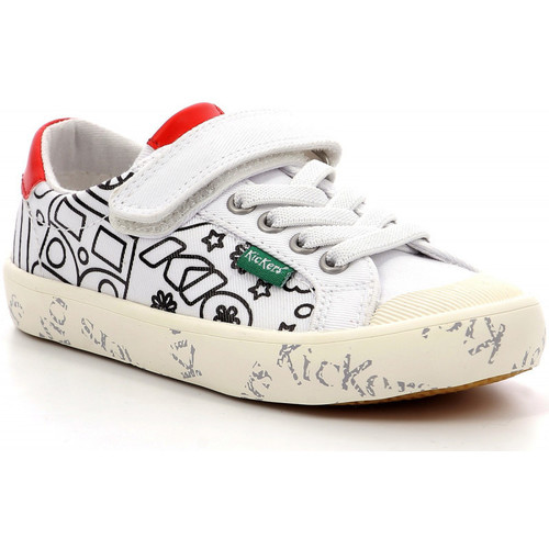 Scarpe Unisex bambino Sneakers basse Kickers Gody Bianco