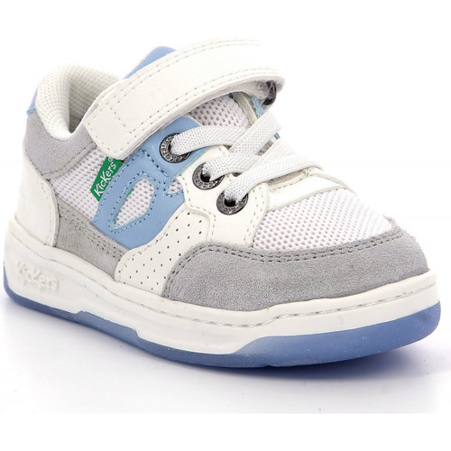 Scarpe Unisex bambino Sneakers basse Kickers Kikouak Bianco