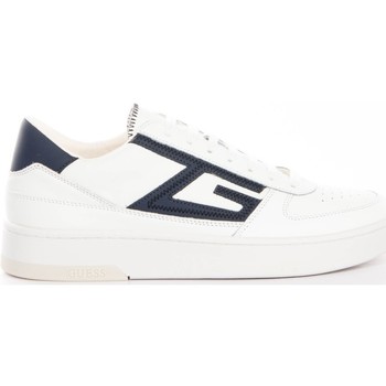 Scarpe Uomo Sneakers basse Guess Classic Salerno logo G Bianco