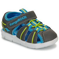 Scarpe Bambino Sandali sport Kangaroos K-Grobi Grigio / Giallo / Blu