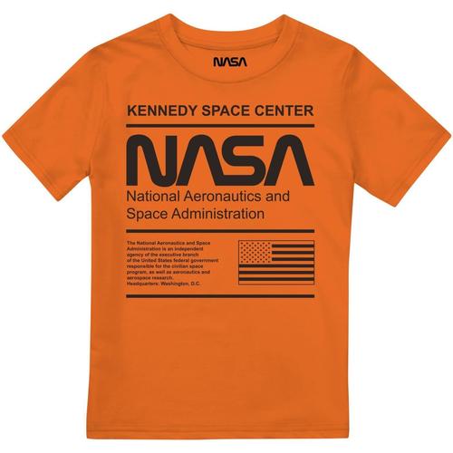 Abbigliamento Bambino T-shirts a maniche lunghe Nasa Mono Kennedy Arancio