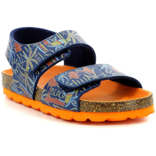 Scarpe Bambino Sandali Kickers Summerkro Blu