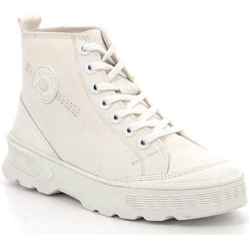 Scarpe Donna Sneakers alte Kickers Kick Way Bianco