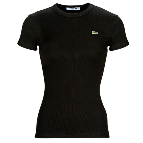 Abbigliamento Donna T-shirt maniche corte Lacoste TF5538-031 Nero