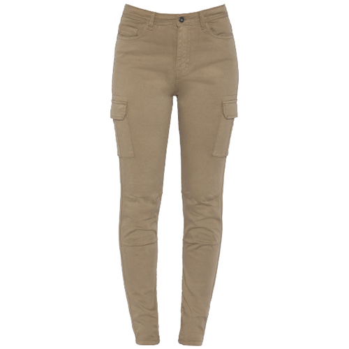 Abbigliamento Donna Pantaloni morbidi / Pantaloni alla zuava Schott PANTALON CARGO FEMME  Beige TRCARGO-S20W Beige