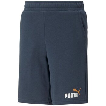 Abbigliamento Unisex bambino Shorts / Bermuda Puma Pantaloncini Bambino Essential+ Col Blu