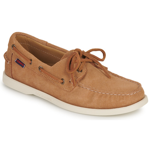 Scarpe Uomo Scarpe da barca Sebago PORTLAND FLESH OUT Cognac