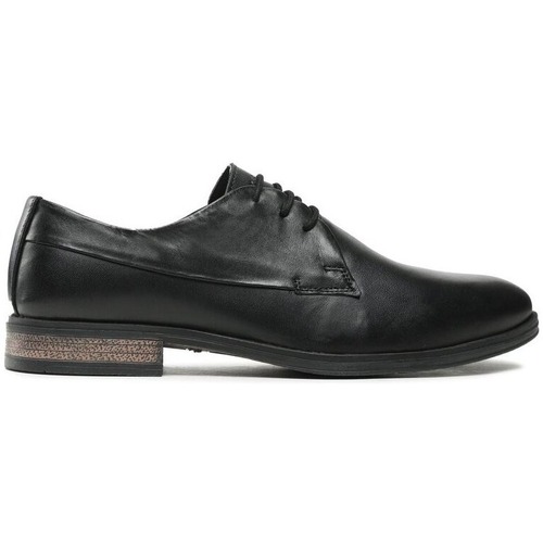 Scarpe Uomo Richelieu Jack & Jones Jfw Saint Leather Nero