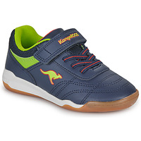 Scarpe Unisex bambino Sport Indoor Kangaroos K-Highyard EV Marine / Giallo