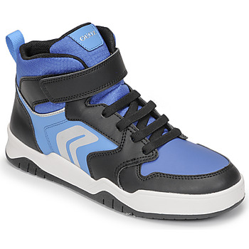 Scarpe Bambino Sneakers alte Geox J PERTH BOY G Blu / Nero