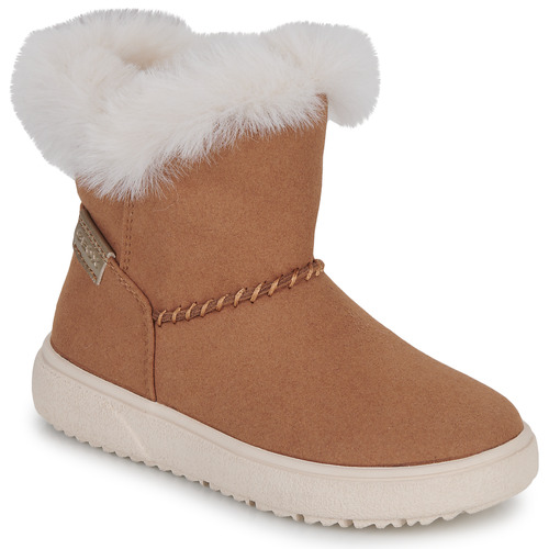 Scarpe Bambina Stivaletti Geox J THELEVEN GIRL D Marrone