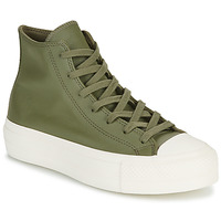 Scarpe Donna Sneakers alte Converse CHUCK TAYLOR ALL STAR LIFT Kaki