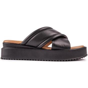 Scarpe Donna Sandali Sole Nova Flatform Sandali Nero