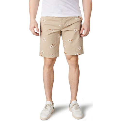 Abbigliamento Uomo Jeans 40weft Shorts Sergentbe Ecru Beige