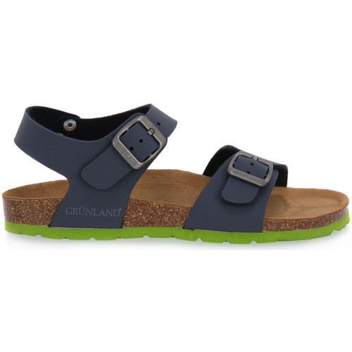 Scarpe Bambina Sandali Grunland BLU LIME 40LUCE Blu