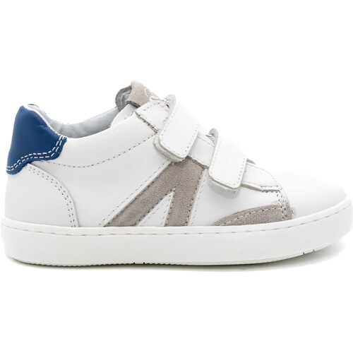 Scarpe Bambino Sneakers NeroGiardini Sneakers  Porto Velour Cile Bianco Bianco