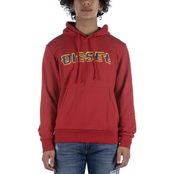 Abbigliamento Uomo Felpe in pile Diesel Felpa  S-Ginn Hood K27 Rosso Rosso