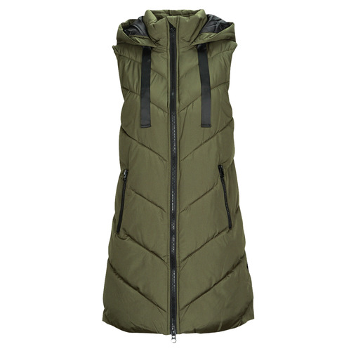 Abbigliamento Donna Piumini JDY JDYSKYLAR PADDED HOOD WAISTCOAT OTW NOOS Verde