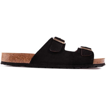 Scarpe Uomo Sandali Sole Oak Footbed Sandali Nero