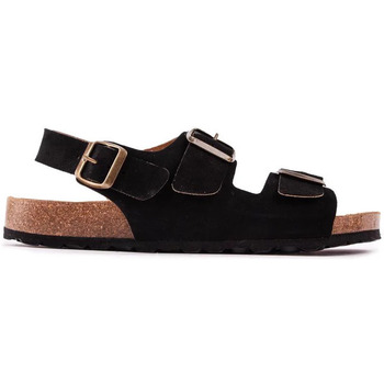 Scarpe Uomo Sandali Sole Oxley Footbed Sandali Nero