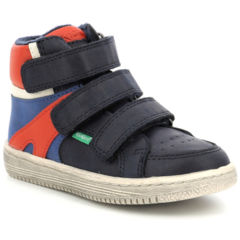 Scarpe Bambino Sneakers alte Kickers Lohan Blu