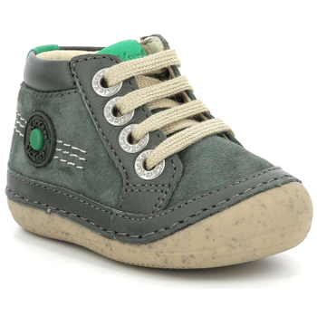 Scarpe Bambino Stivaletti Kickers Sonistreet Verde