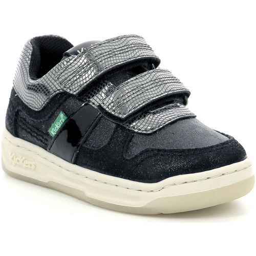 Scarpe Bambina Sneakers basse Kickers Kalido Nero