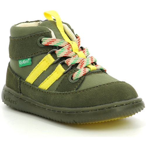 Scarpe Unisex bambino Stivaletti Kickers Kickbubblo Verde