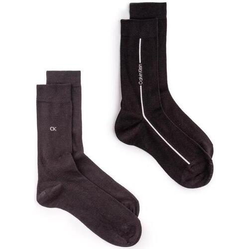 Accessori Uomo Calzini Calvin Klein Jeans 2 Pack Crew Calzini Nero