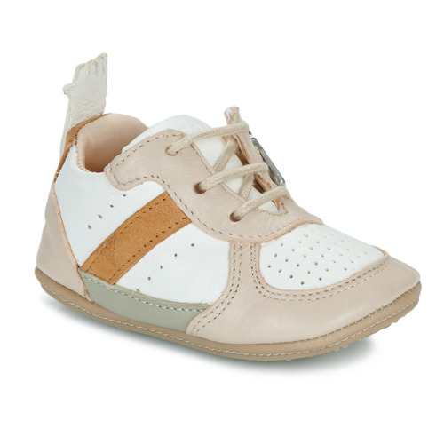 Scarpe Unisex bambino Sneakers basse Easy Peasy MY PRE BASKET LACET Beige