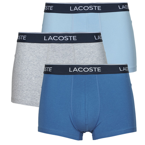 Biancheria Intima Uomo Boxer Lacoste 5H3389 X3 Blu / Grigio / Blu