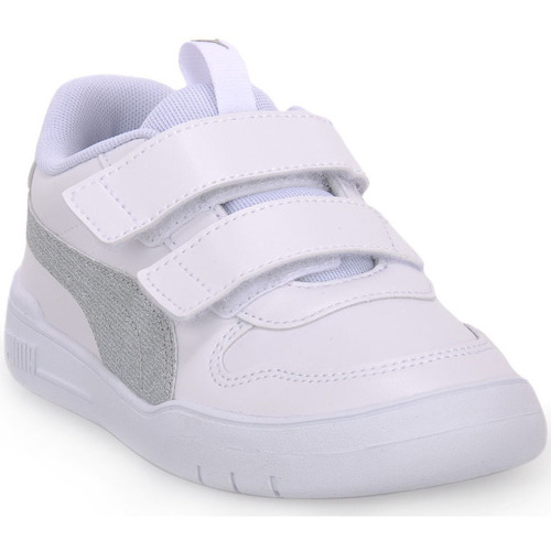 Scarpe Bambino Sneakers Puma 01 MULTIFLEX PS Bianco