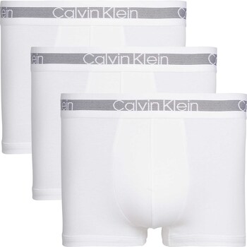 Biancheria Intima Uomo Mutande uomo Calvin Klein Jeans Trunk 3P Bianco