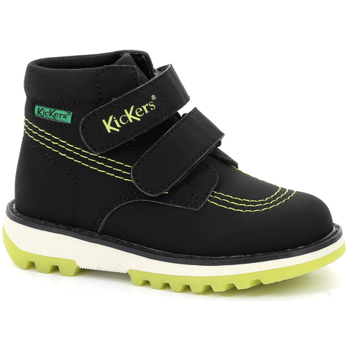 Scarpe Bambino Stivaletti Kickers Kickfun Giallo