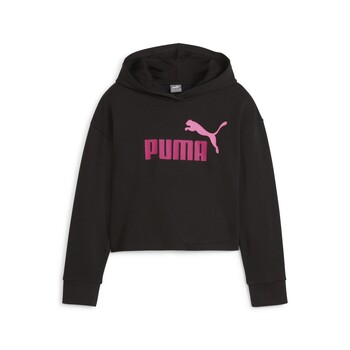 Abbigliamento Bambina Felpe Puma ESS 2COLOR HOODIE Nero