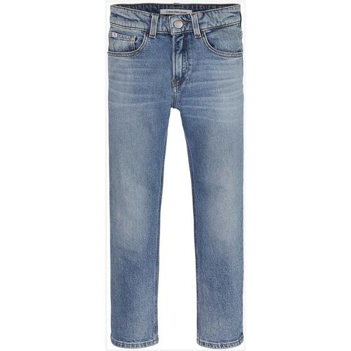 Abbigliamento Bambino Jeans Calvin Klein Jeans IB0IB01709 DAD-1A4 BLUE WASH Blu