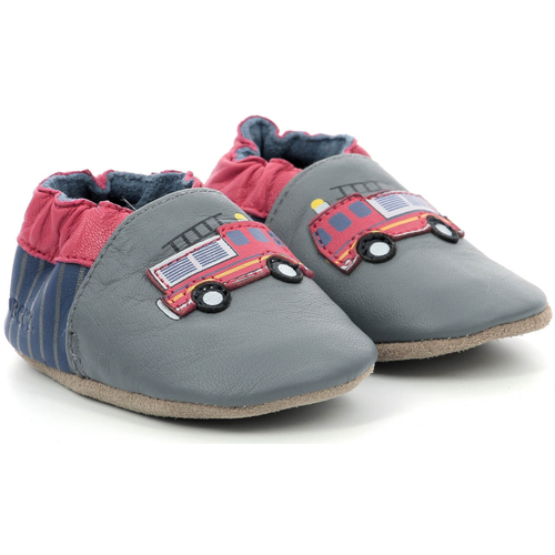 Scarpe Bambino Scarpette neonato Robeez Emergency Fire Grigio