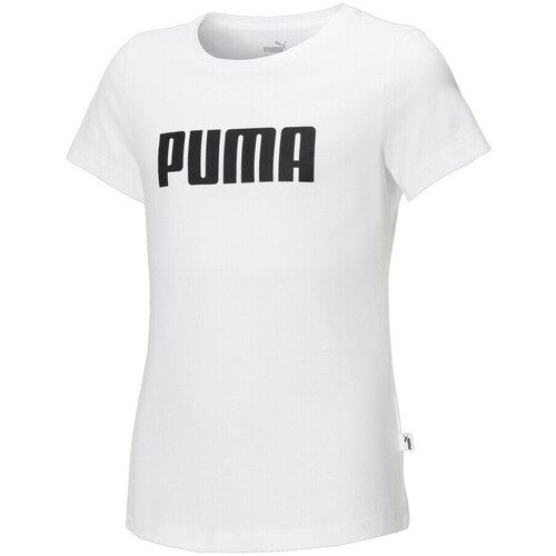 Abbigliamento Bambina T-shirt & Polo Puma 854972-05 Bianco