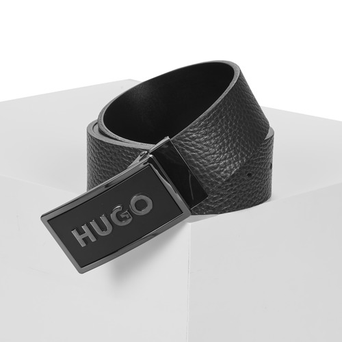 Accessori Uomo Cinture HUGO Garin_Sr35_grp Nero