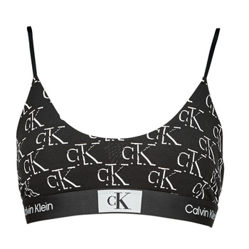 Biancheria Intima Donna Brassiere Calvin Klein Jeans UNLINED BRALETTE Nero