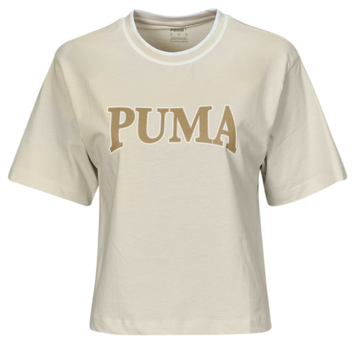 Abbigliamento Donna T-shirt maniche corte Puma PUMA SQUAD GRAPHIC TEE Beige